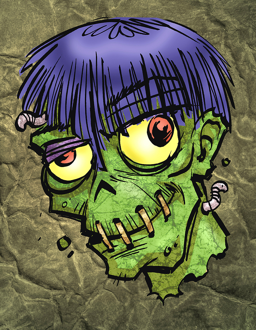 p.07 7813 zombie cartoon CLR