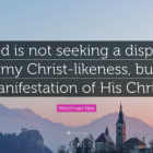 Pursue Christ-likeness
